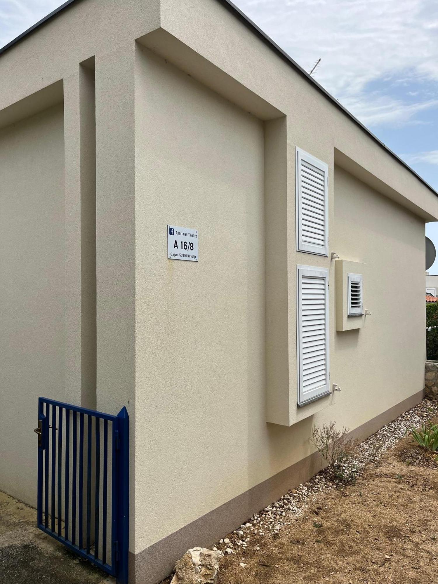 Apartment Tinateo, Gajac Novalja Exterior foto